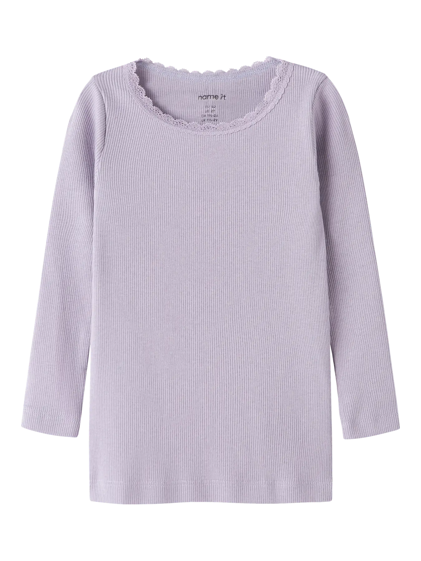Name it - Trøye KAB Mini Lavender Gray