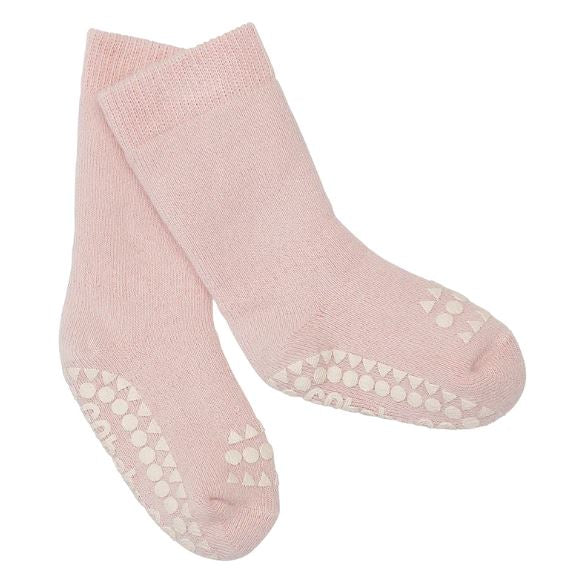 Go Baby Go krabbesokker i bomull rosa – Småungene