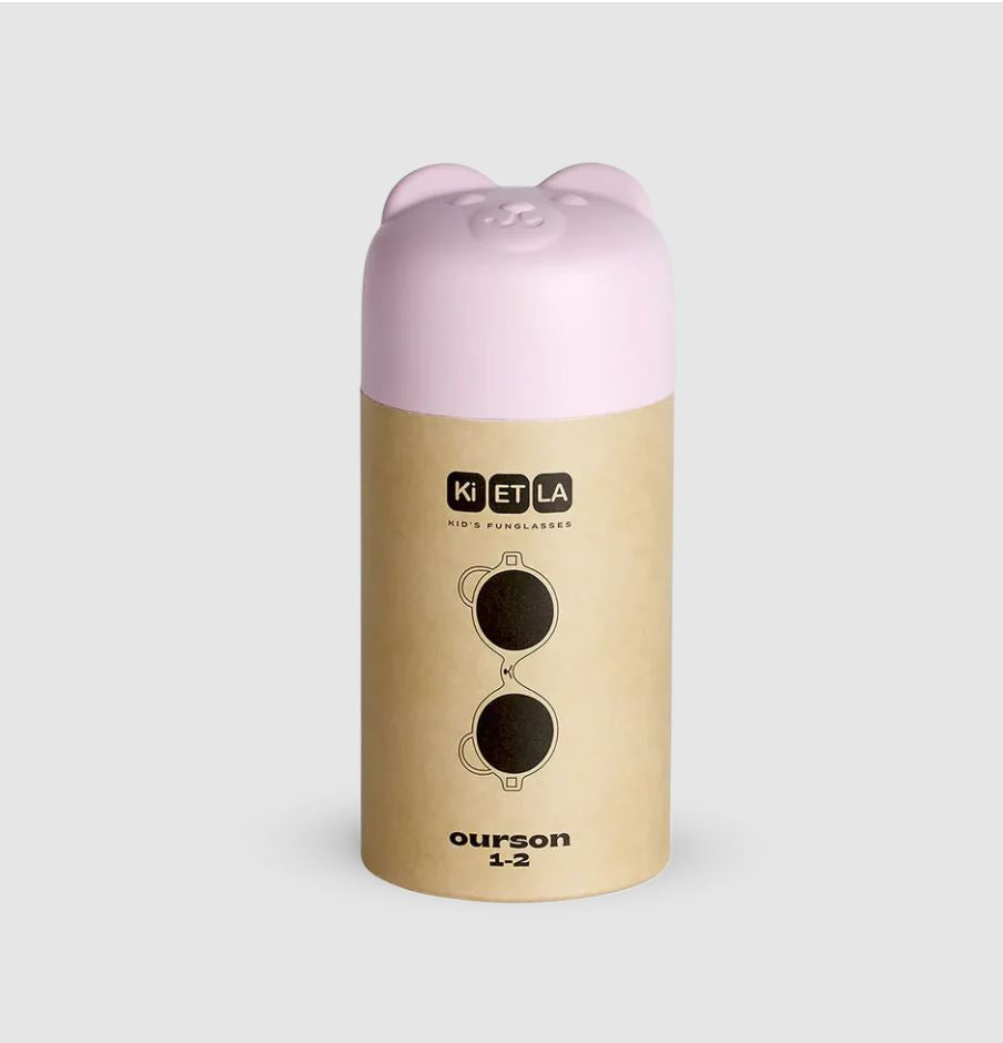 Kietla - Solbriller til barn uknekkelige "OURSON" Light Pink