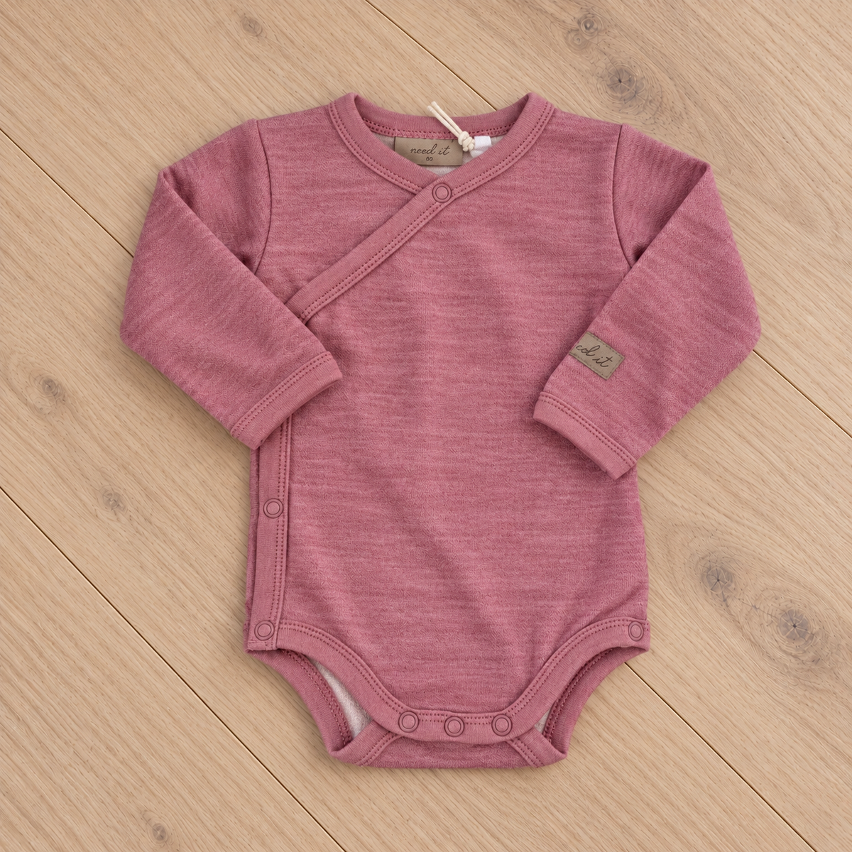 Need it fold-over body i ull/bambus Digg, Koselig Rosa