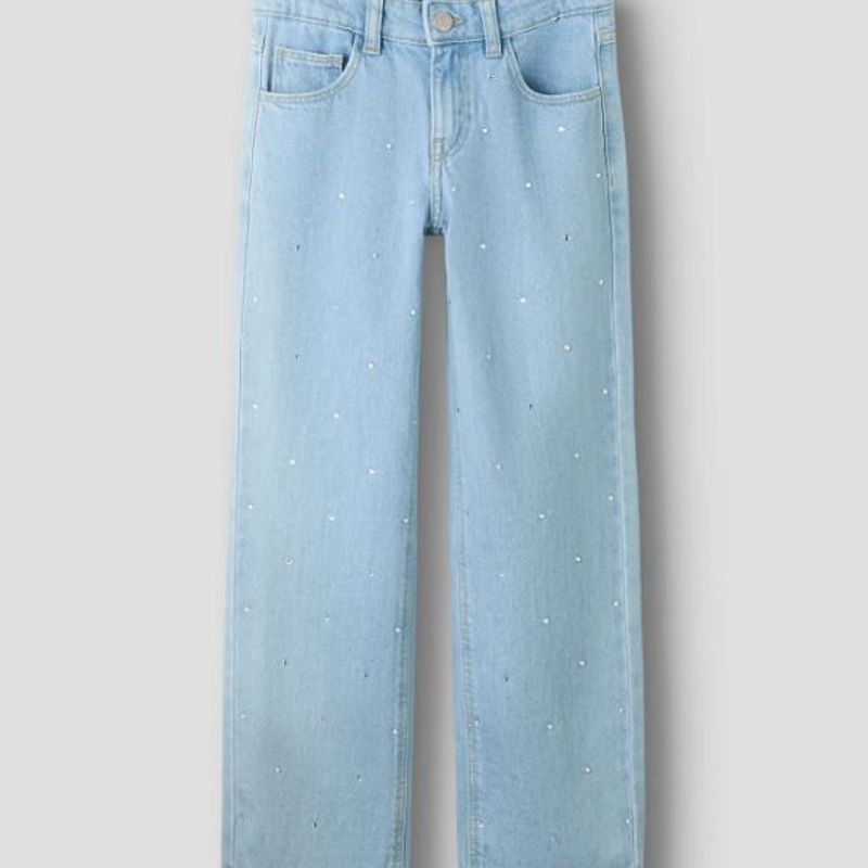 Name it - Bukse Jeans Rose Straight Rhine Light Blue Denim
