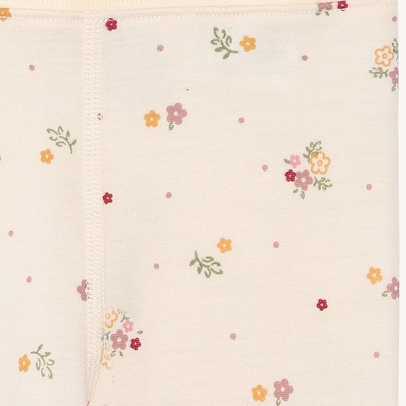 Hust and Claire - Ullleggings Liro Flora Off White