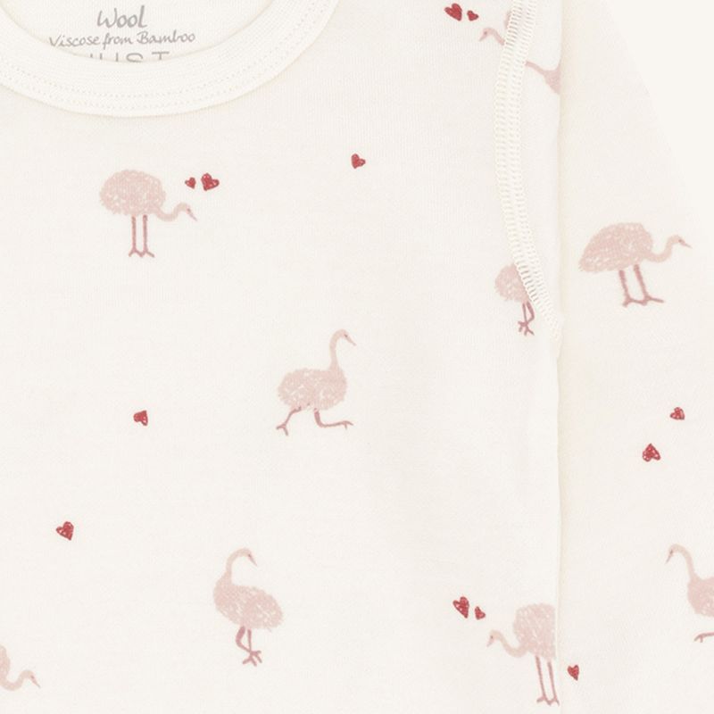 Hust and Claire - Ullbody m. bambus innerst Baloo Ostrich Off White