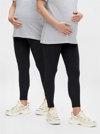 Mamalicious - Gravidleggings 2pk. "EMMA" Black