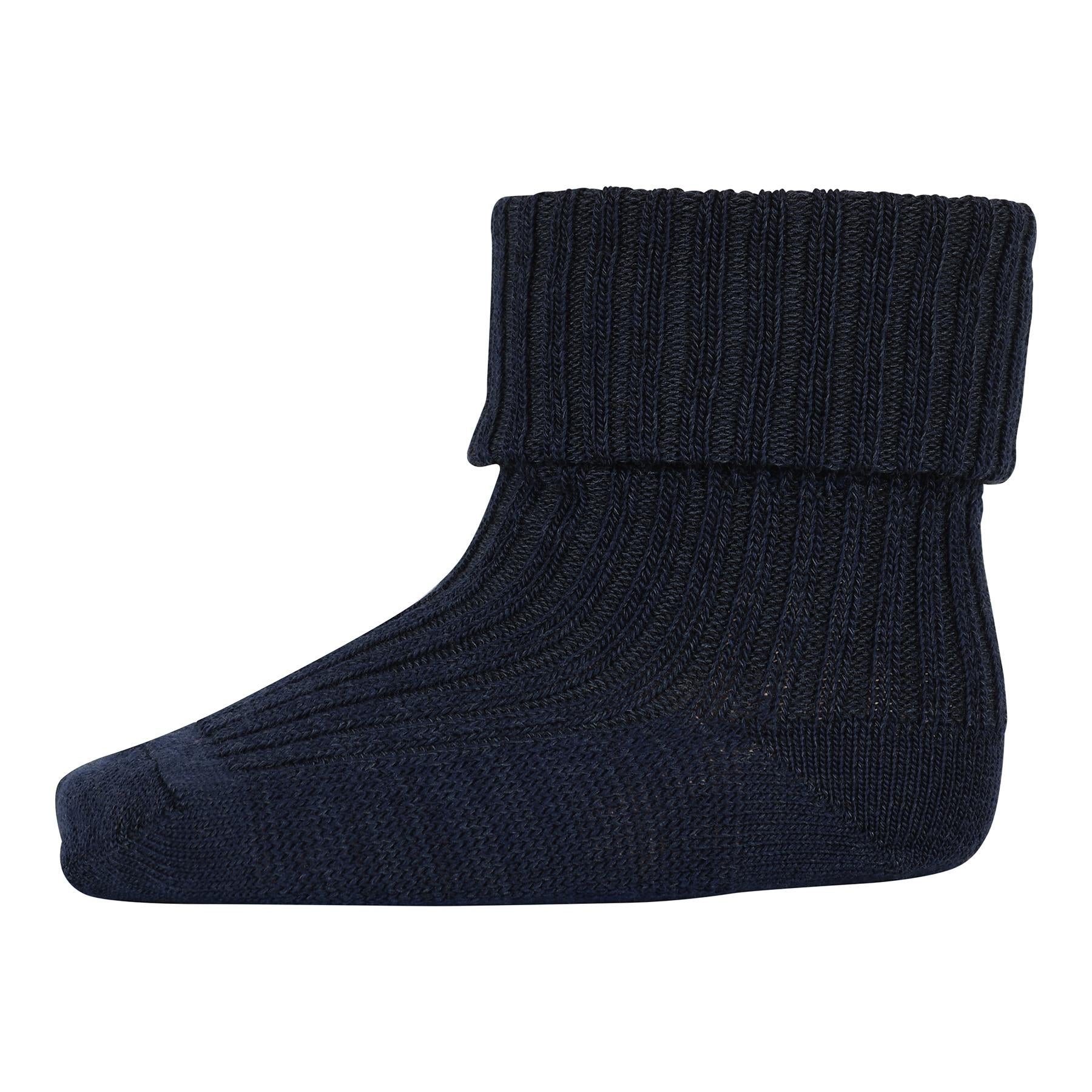 MP - Babysokker i ull/bambus "Hilde" Navy
