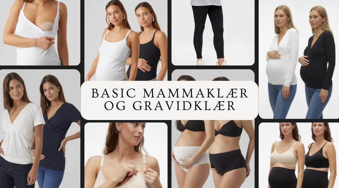 Basic mammaklær og gravidklær