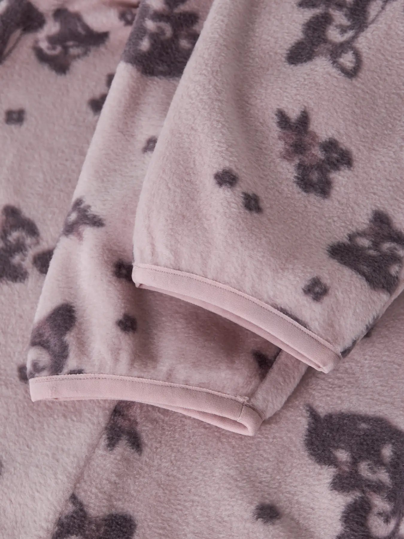 Name it SPEKTRA Mini fleecedress Violet Ice Deer