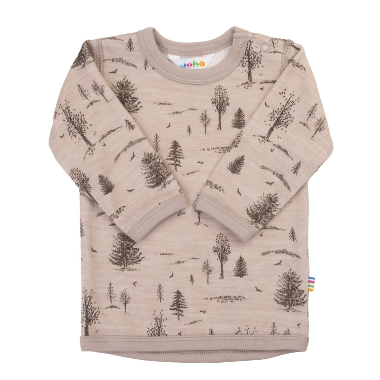 Joha - Trøye i ull/bambus «Forest» Beige