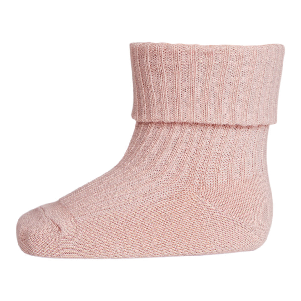 MP - Sokker i bomull "Ribb" Rose Dust