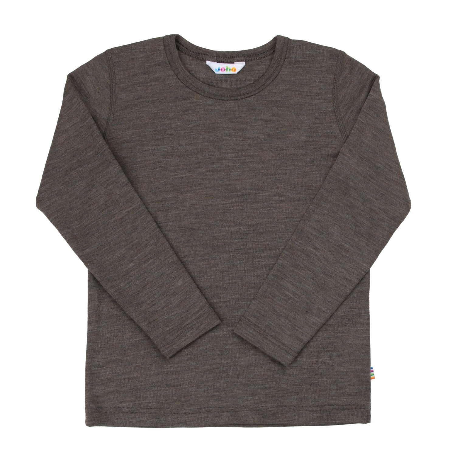 Joha - Bluse i ull/silke Kids Brun Melange