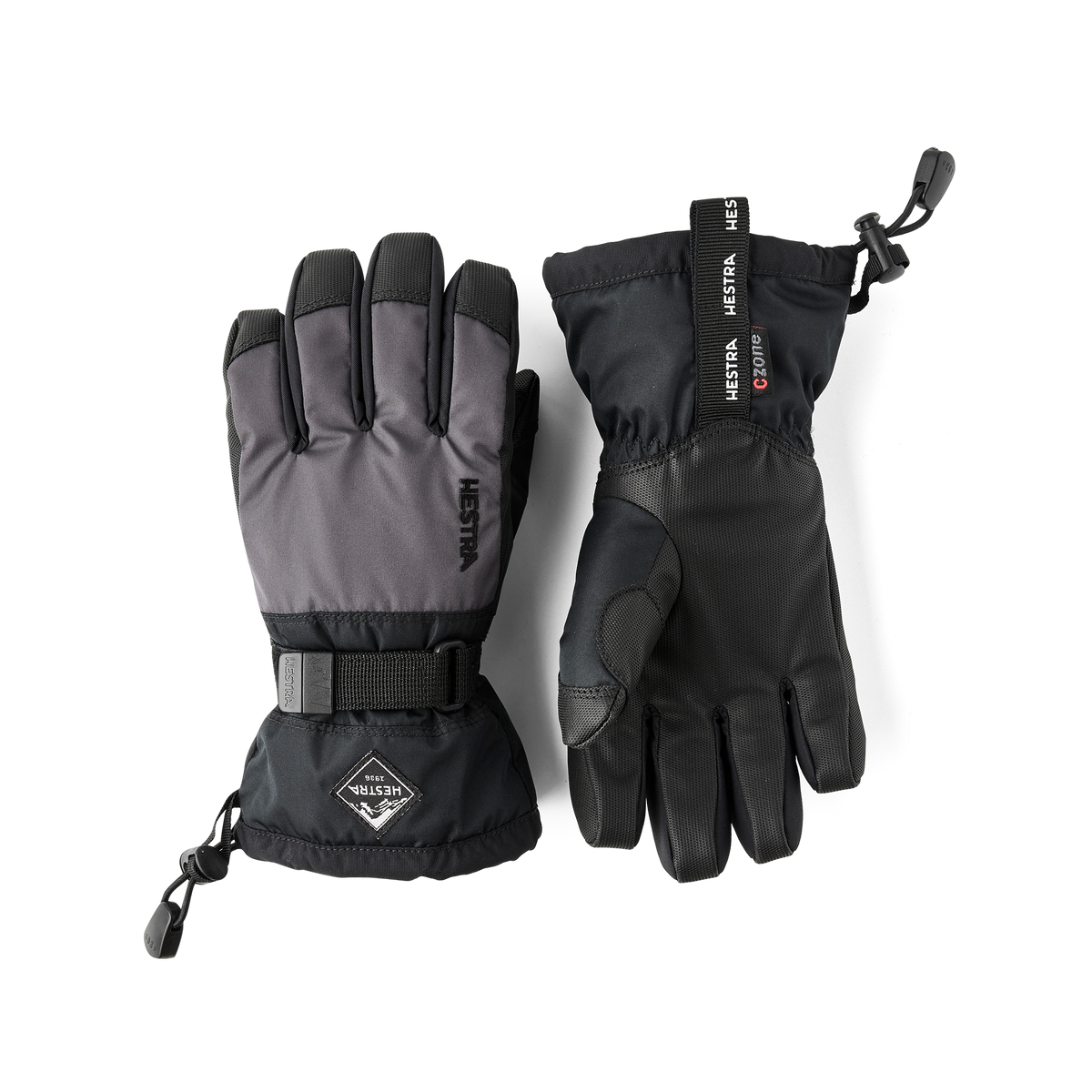 Hestra Vinterhansker «Gauntlet CZone Jr» Graphite/Black
