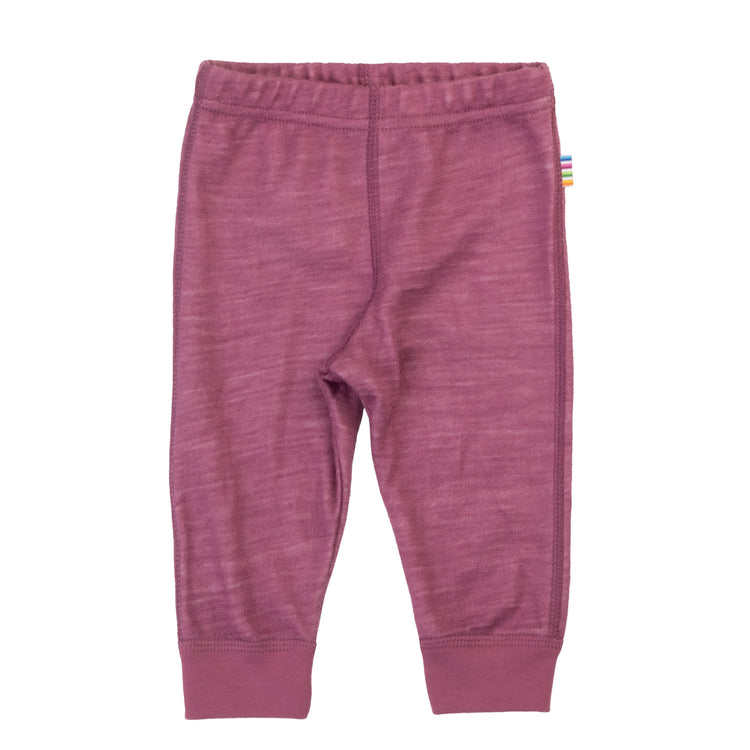 Joha - Leggings i ull/bambus Bordeaux