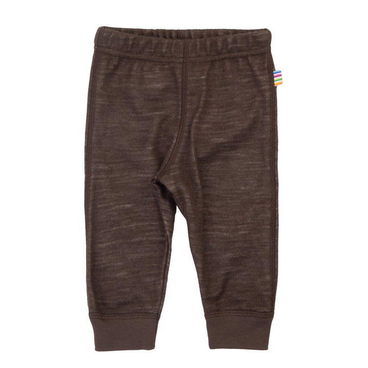 Joha - Leggings i ull/bambus Mørk brun