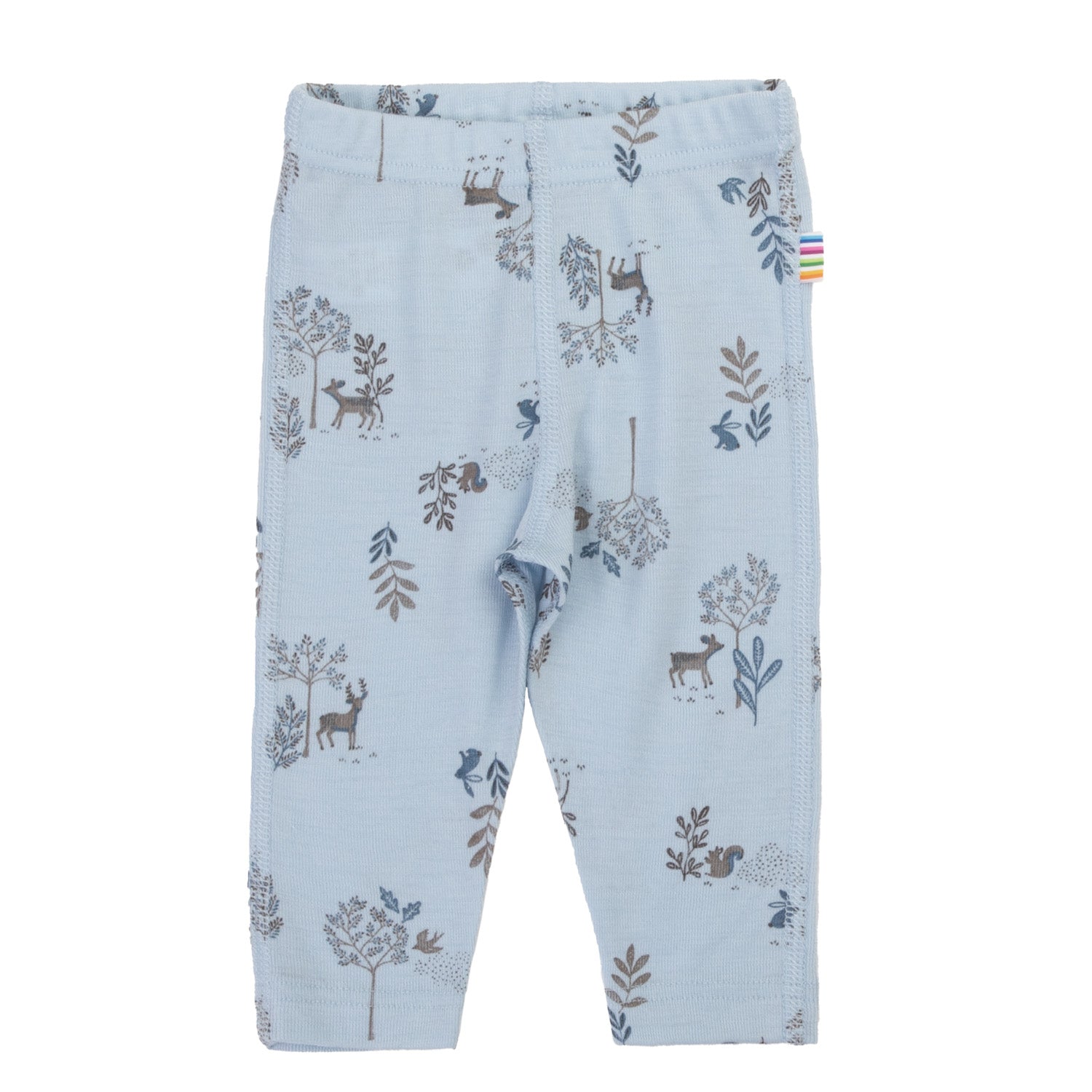 Joha - Leggings i ull/silke «Deer» Blå