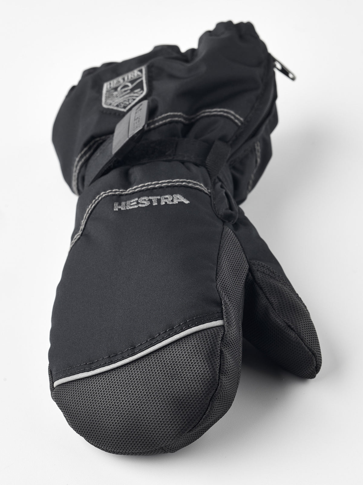 HESTRA - Vintervotter «Baby Zip» Black/Black