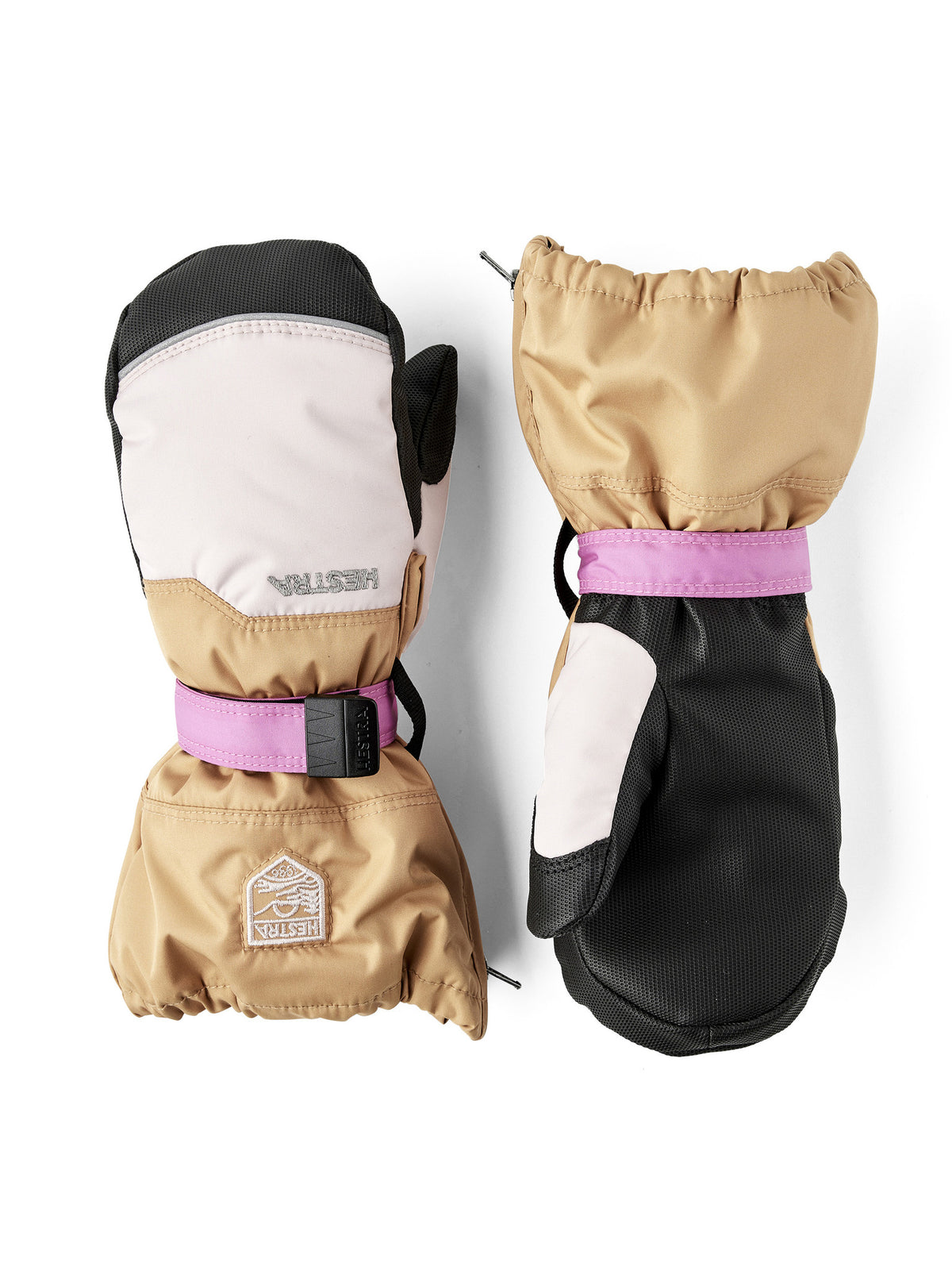 HESTRA - Vintervotter «Baby Zip» Parfait/Sand