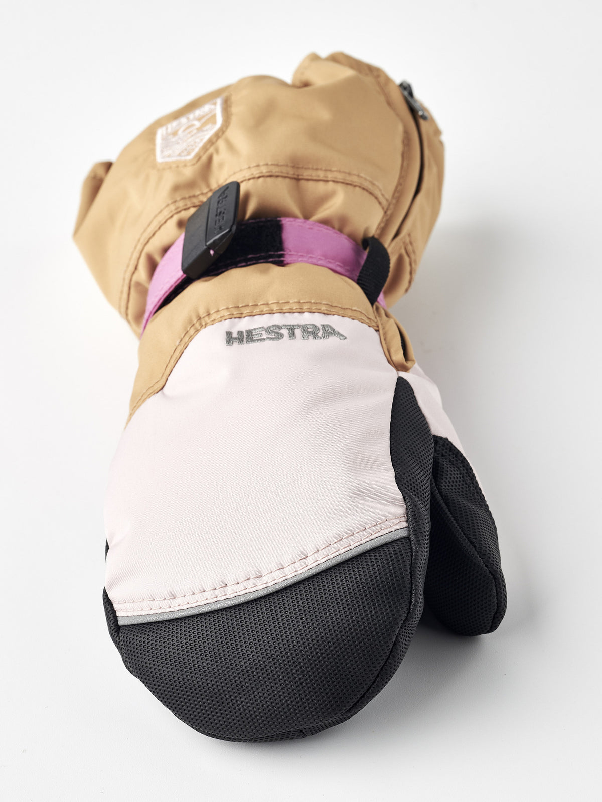 HESTRA - Vintervotter «Baby Zip» Parfait/Sand