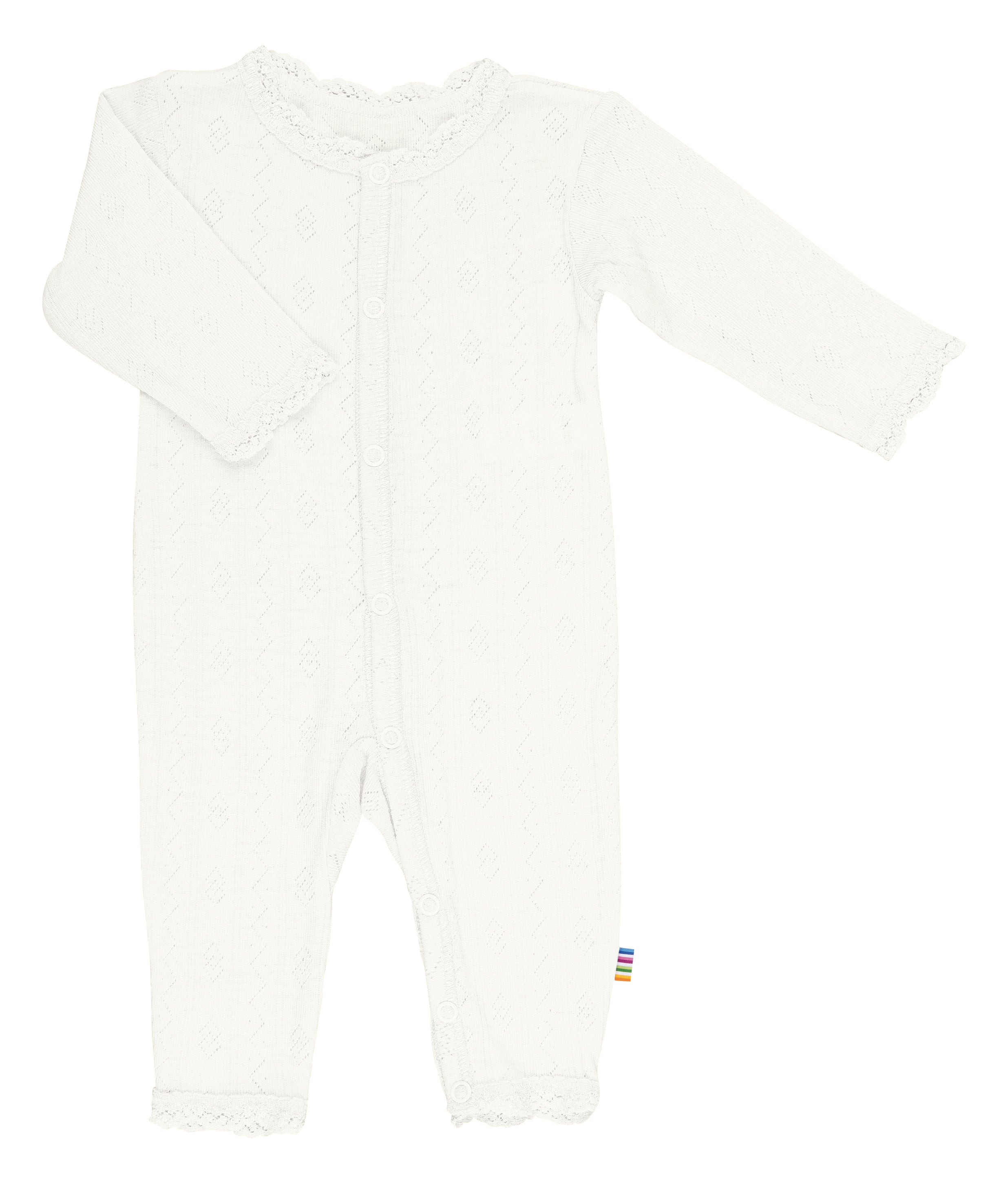 Joha - Heldrakt i ull/silke med blonder Off-white