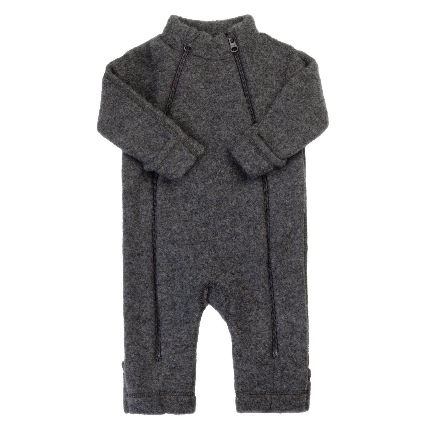 Joha - Heldress i tykk ull Softwool med zip Grå