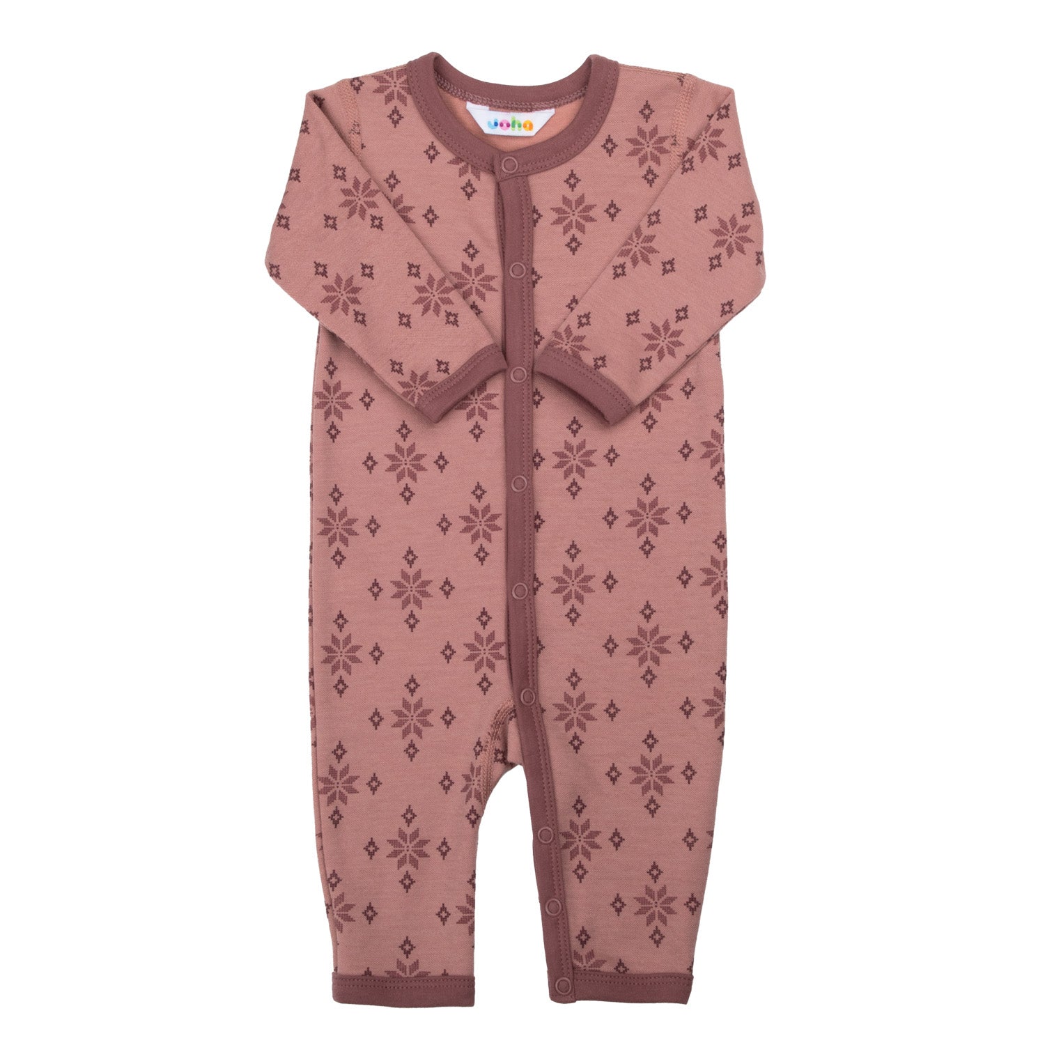 Joha - Heldress i ull/bomull Rosa