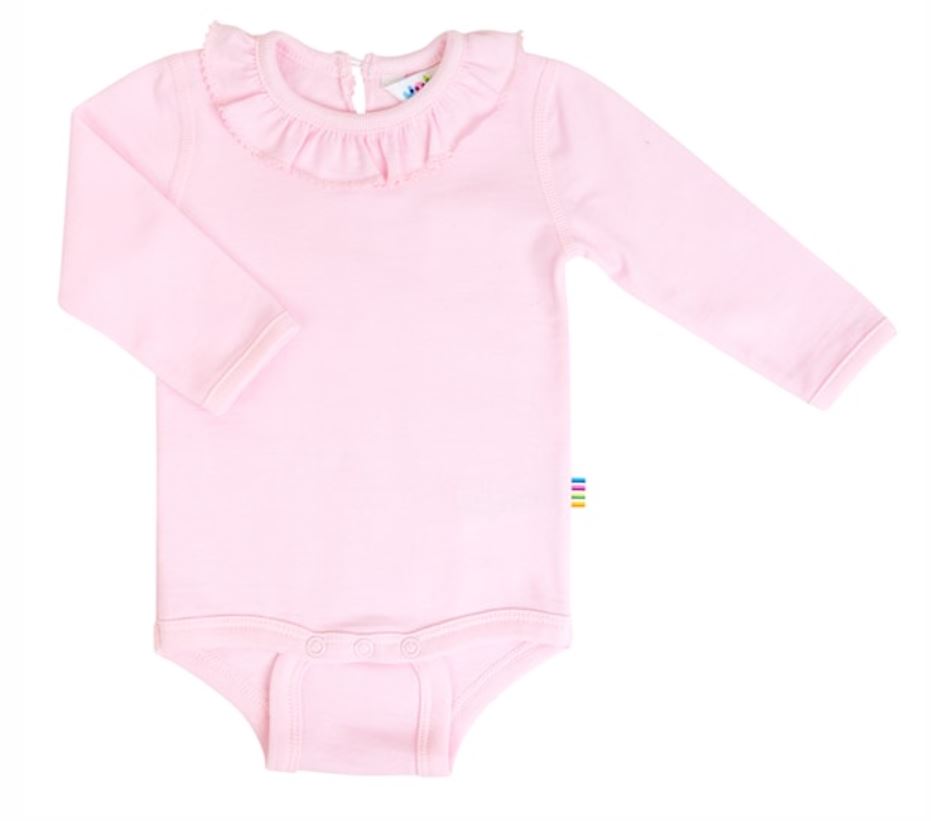 Joha - Rosa body med krage Jente