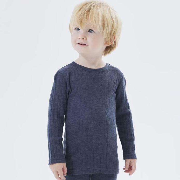 Name it - Trøye i merinoull "WANG" Mini Ombre Blue
