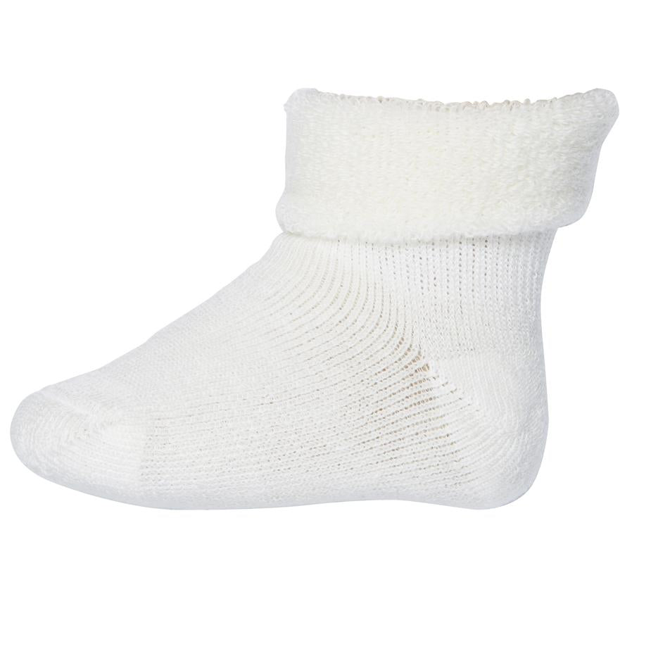 MP - Babysokker i ullfrottè Hvite unisex