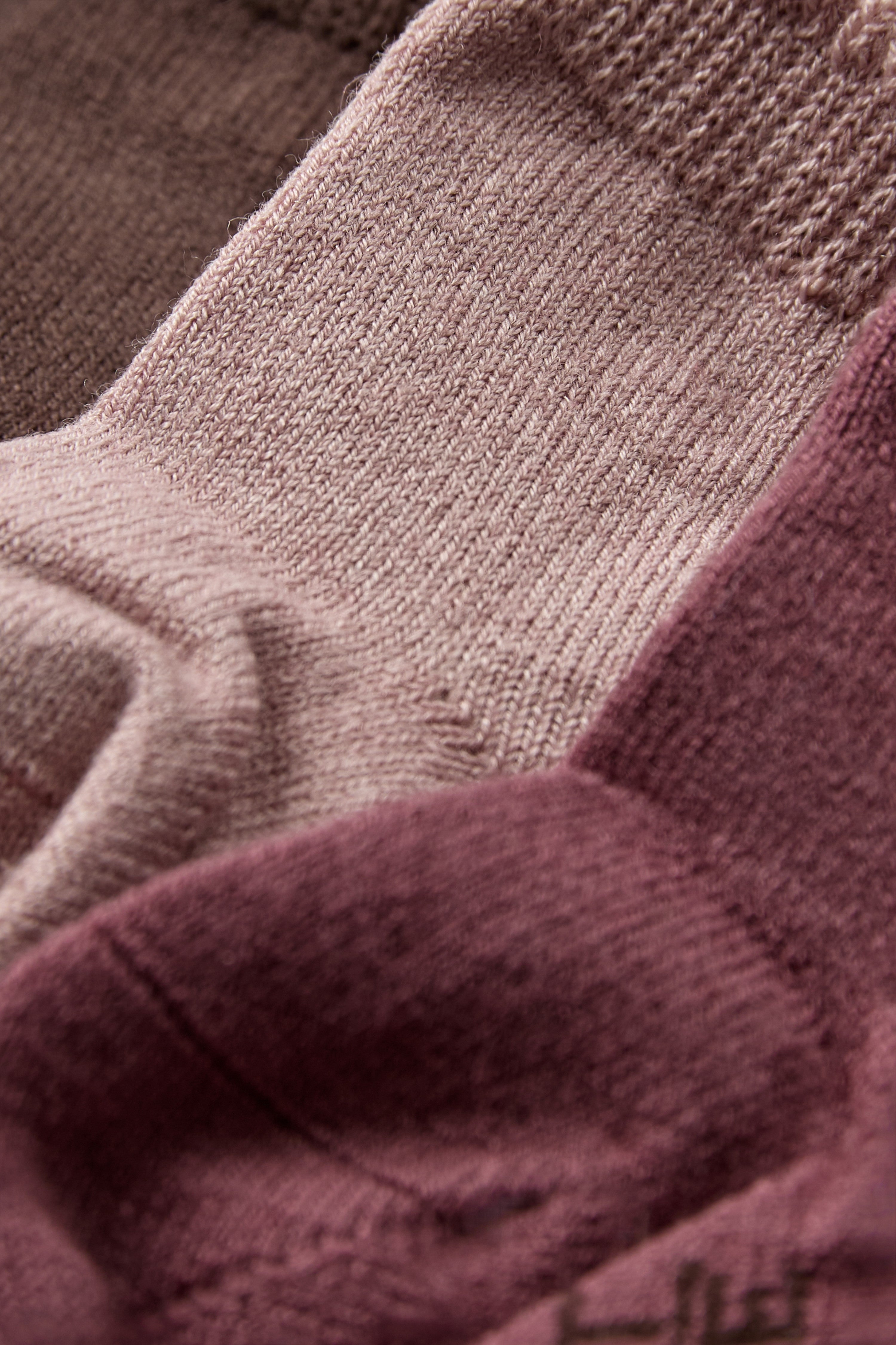 Hust and Claire 3pk sokker ull bambus Old Rose - detalj 2