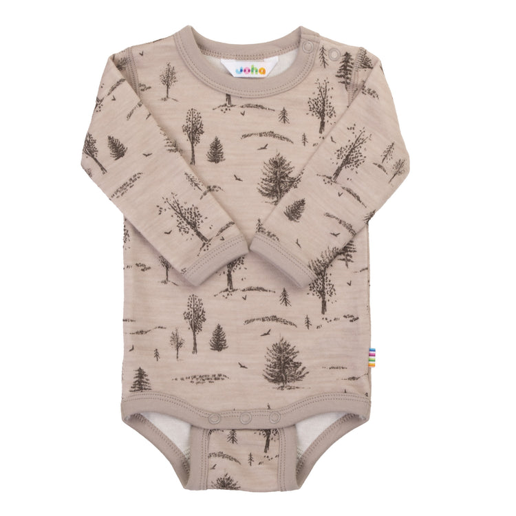 Joha - Body i ull/bambus «Forest» Beige