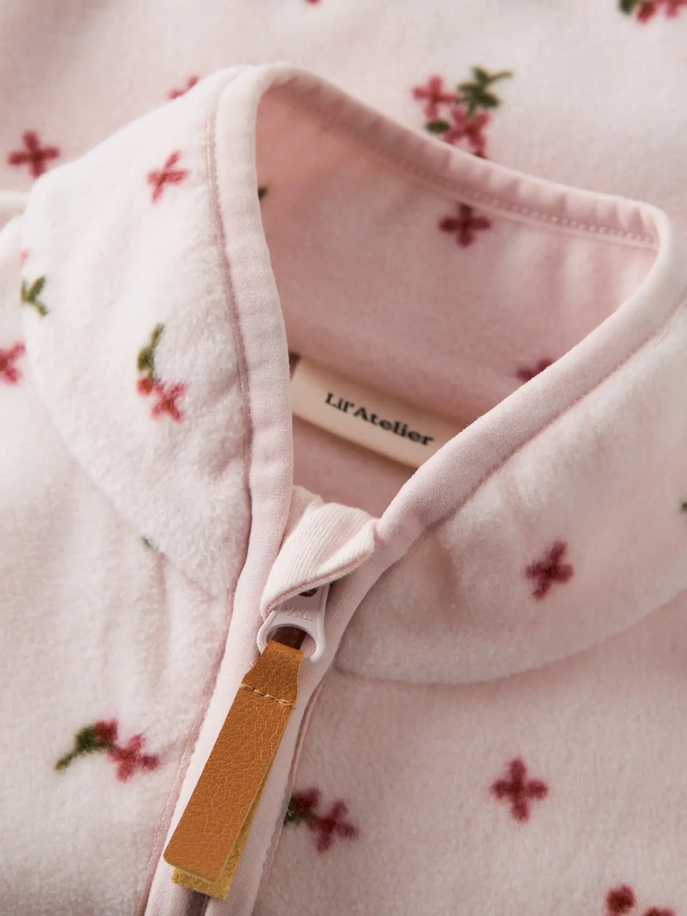 Lil'Atelier - Fleecesett «LASPEKTRA» Mini Hushed Violet Blomster