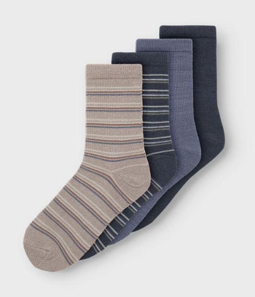 Ullsokker 4pk "WAK" Kids Satalite