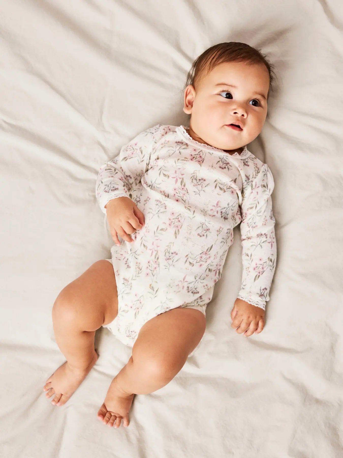 Name it - Body "WANG" Baby Snow White Blomster