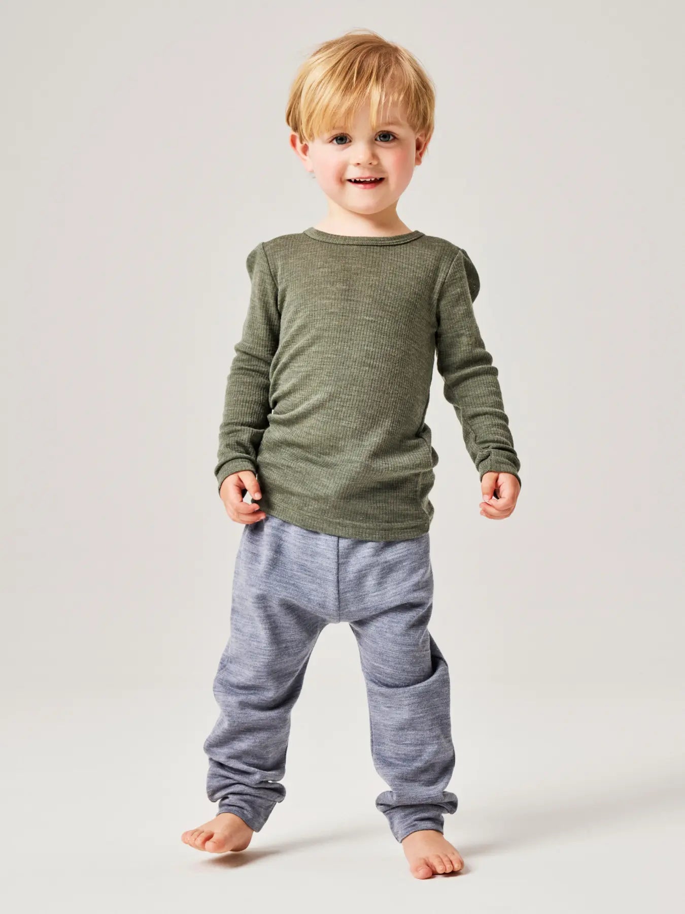 Name it Ullbukse WESSO Mini Folkstone Gray