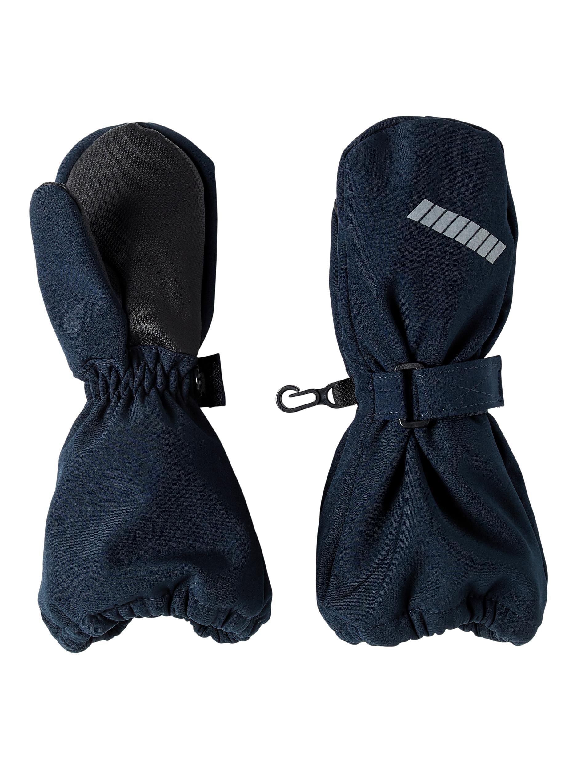 Name it - Votter i softshell "ALFA" Mini Dark Sapphire