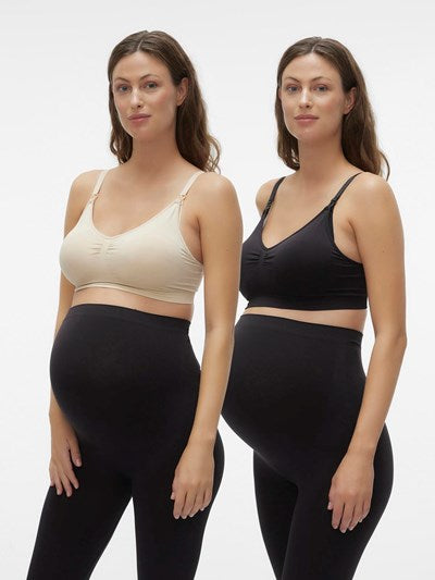 Mamalicious - Amme BH 2pk. Black Mellow buff