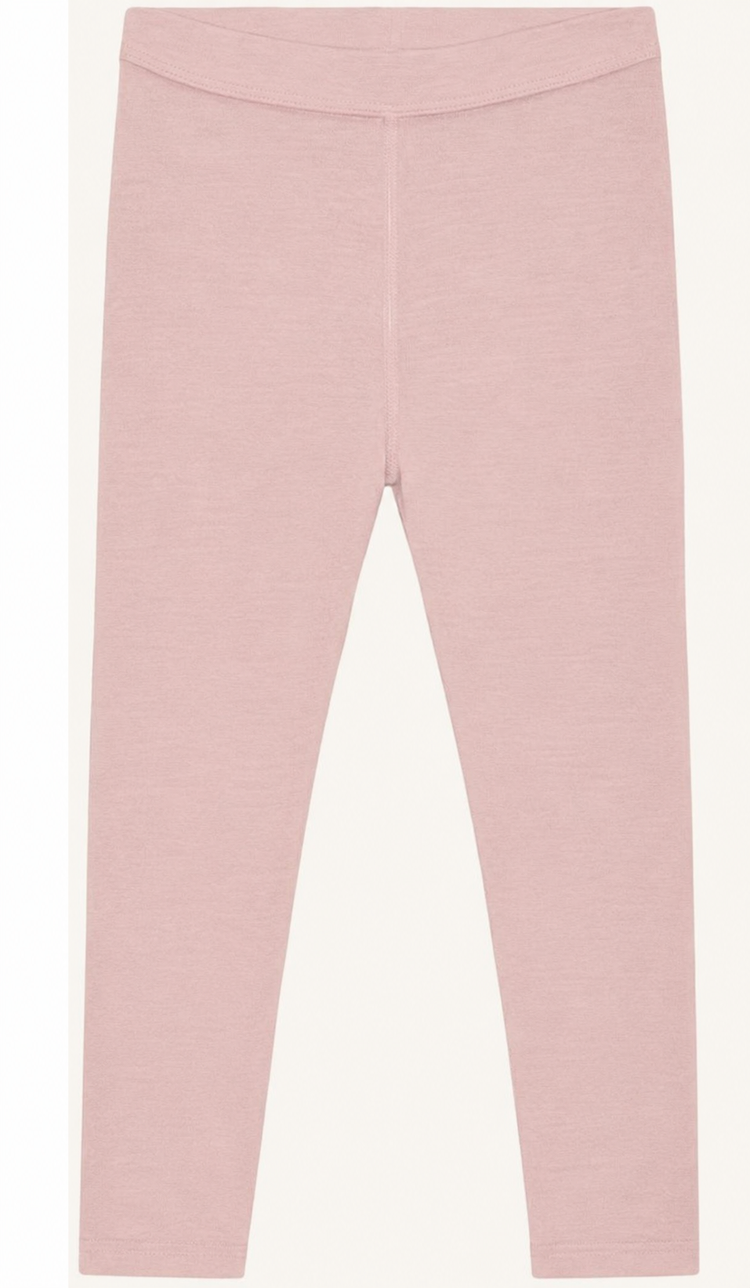 Hust and Claire - Leggings i ull/bambus Dusty Rose