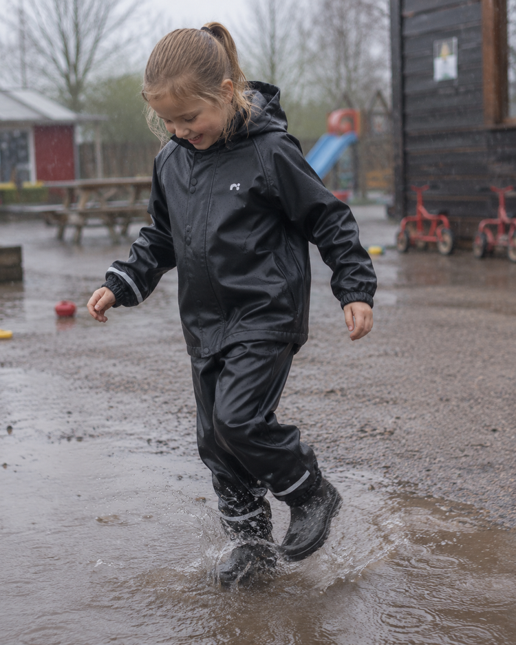 Name it - Regntøy sett "DRY RAIN" Black