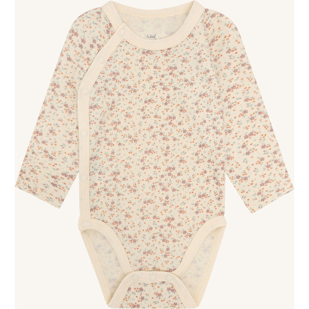 Hust and Claire - Fold-over body i ull/bambus Tiny Off White