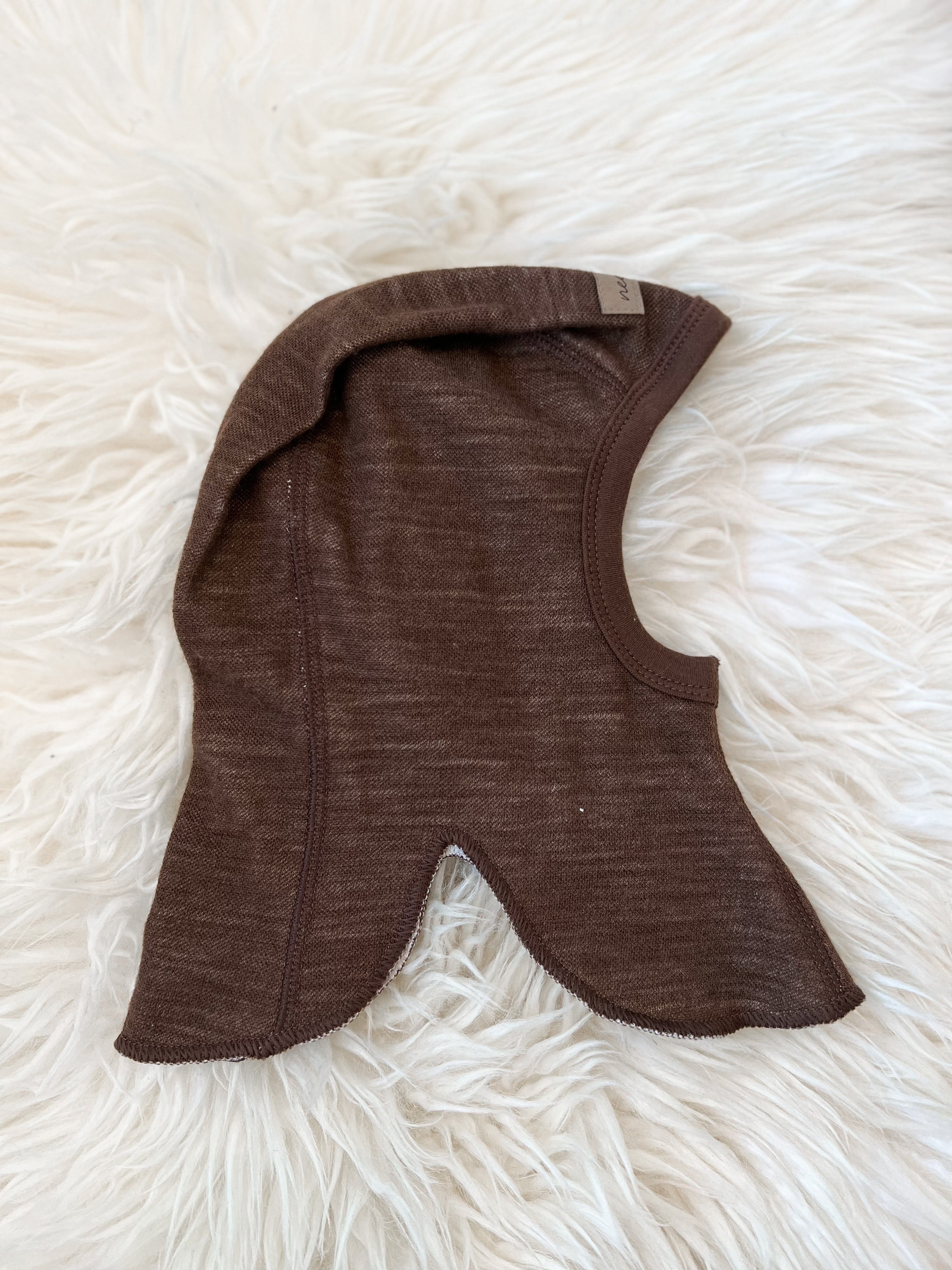 Need It - Balaclava i ull/bambus "Digg" Brun