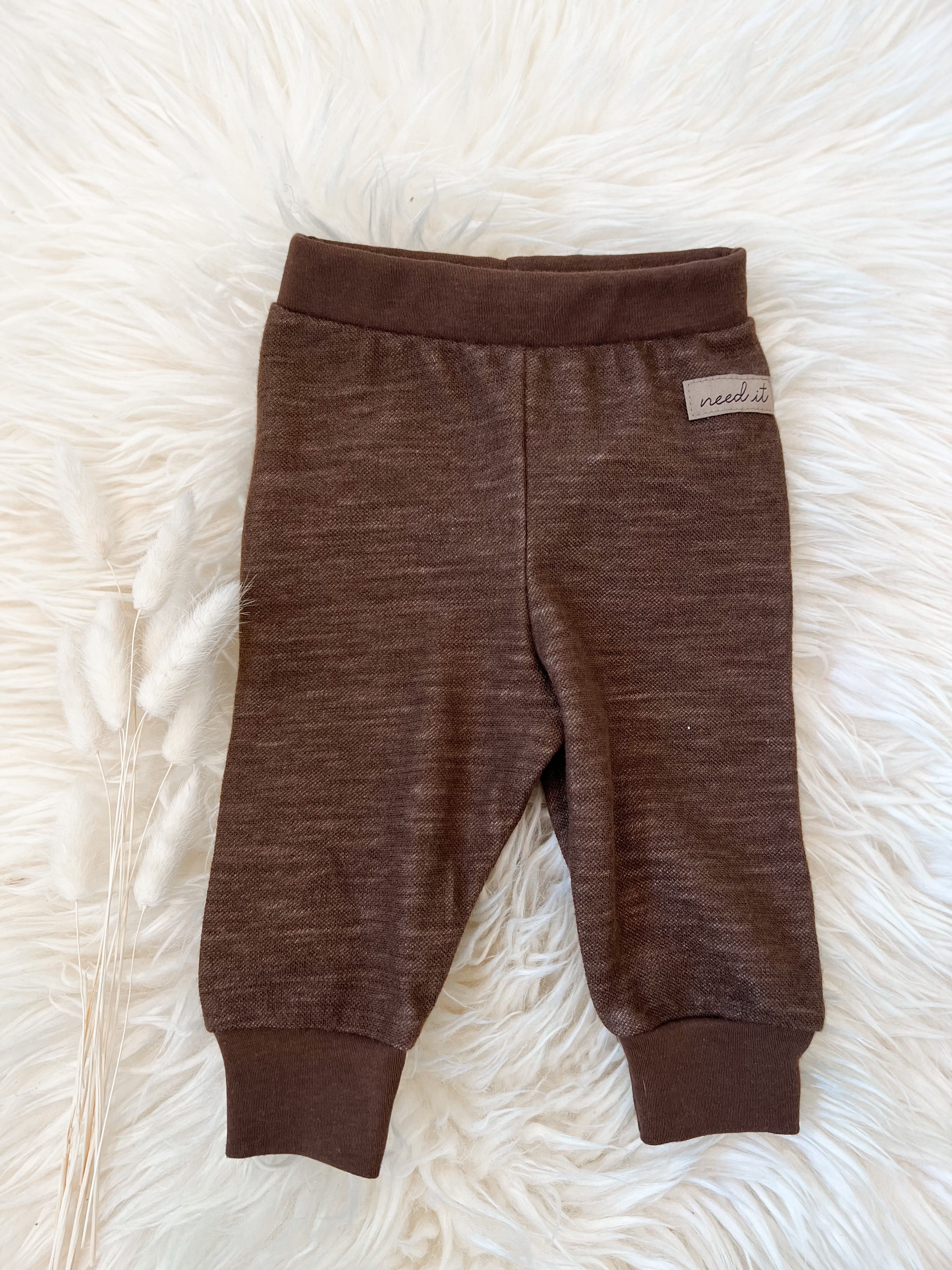 Need It - Leggings i ull/bambus "Digg" Brun