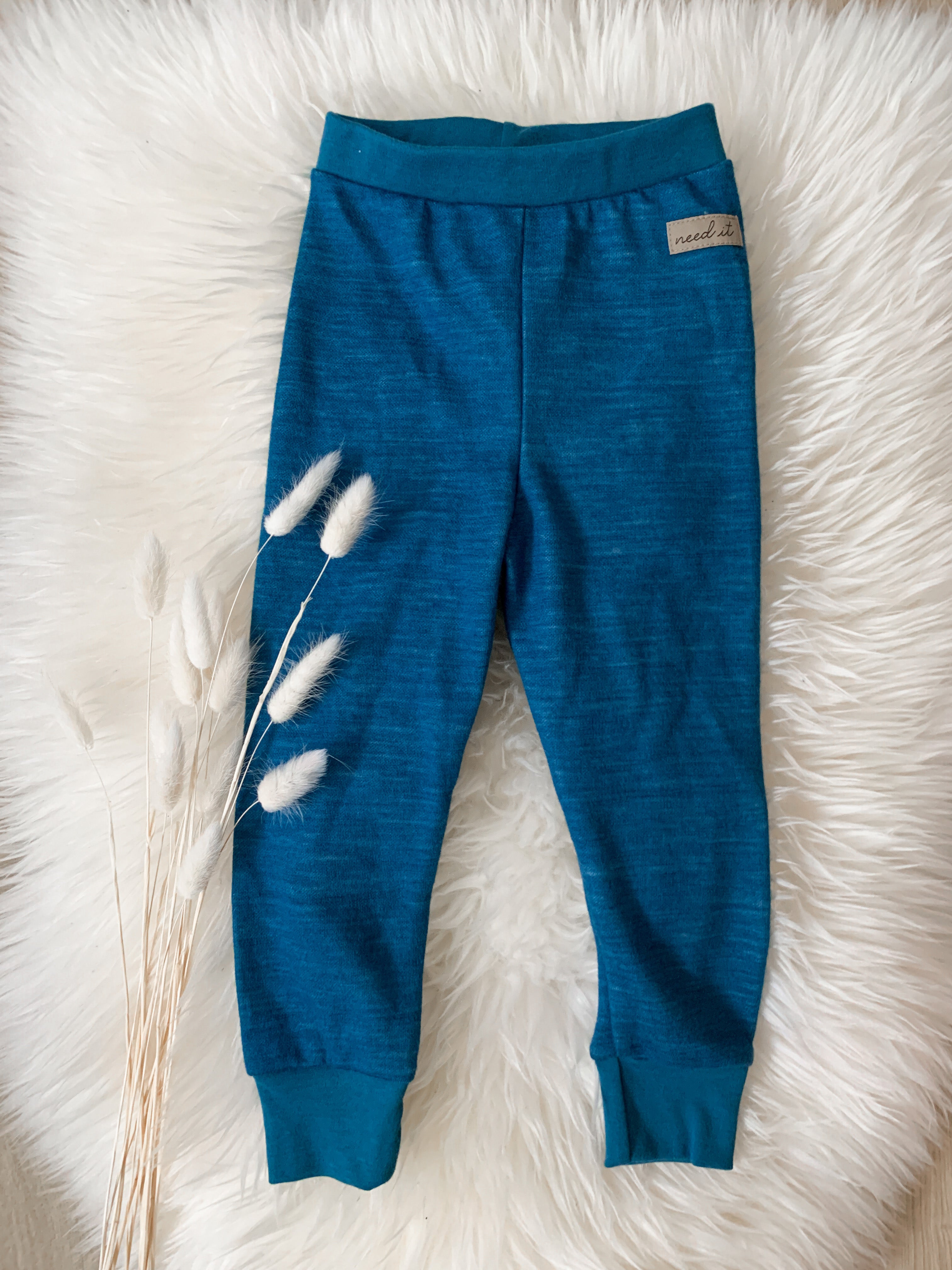 Need it - Leggings i ull/bambus "Digg" Klar Blå