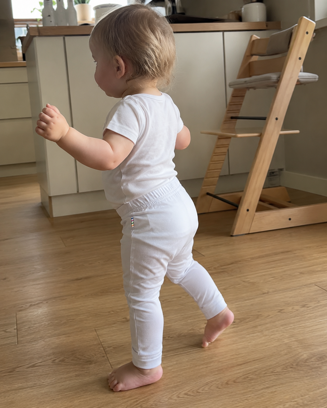 Joha - Leggings i Bambus Hvit