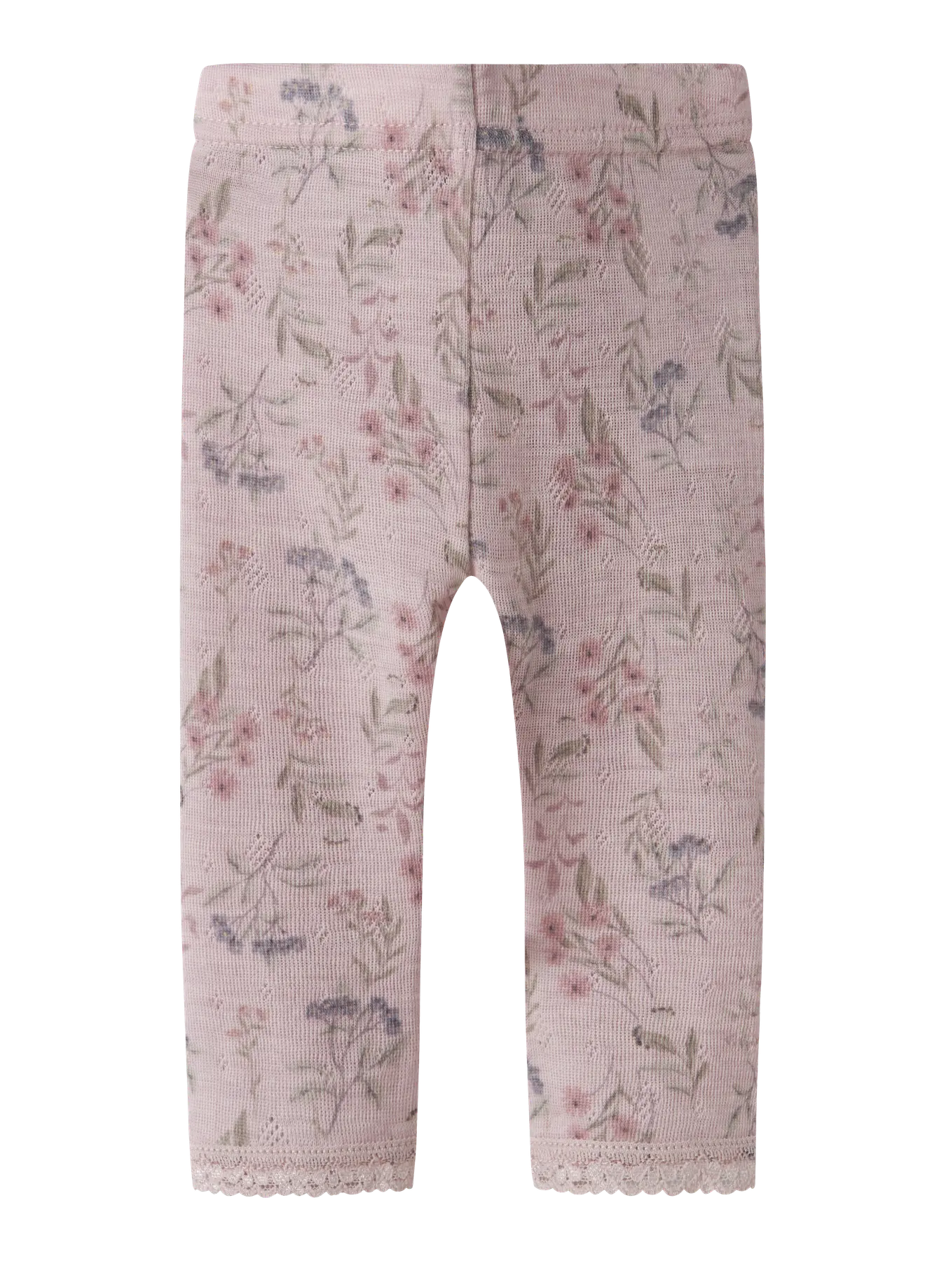 Name it - Leggings "WANG" Baby Violet Ice Blomster