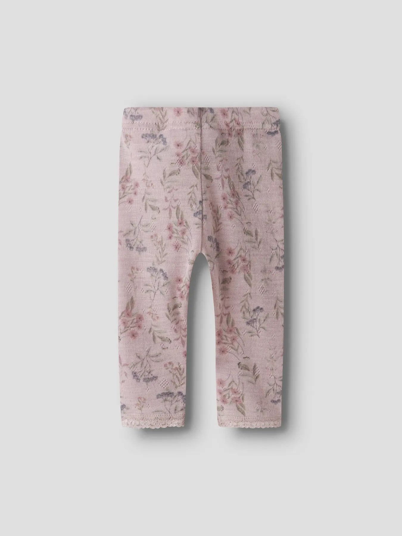 Name it - Leggings "WANG" Baby Violet Ice Blomster