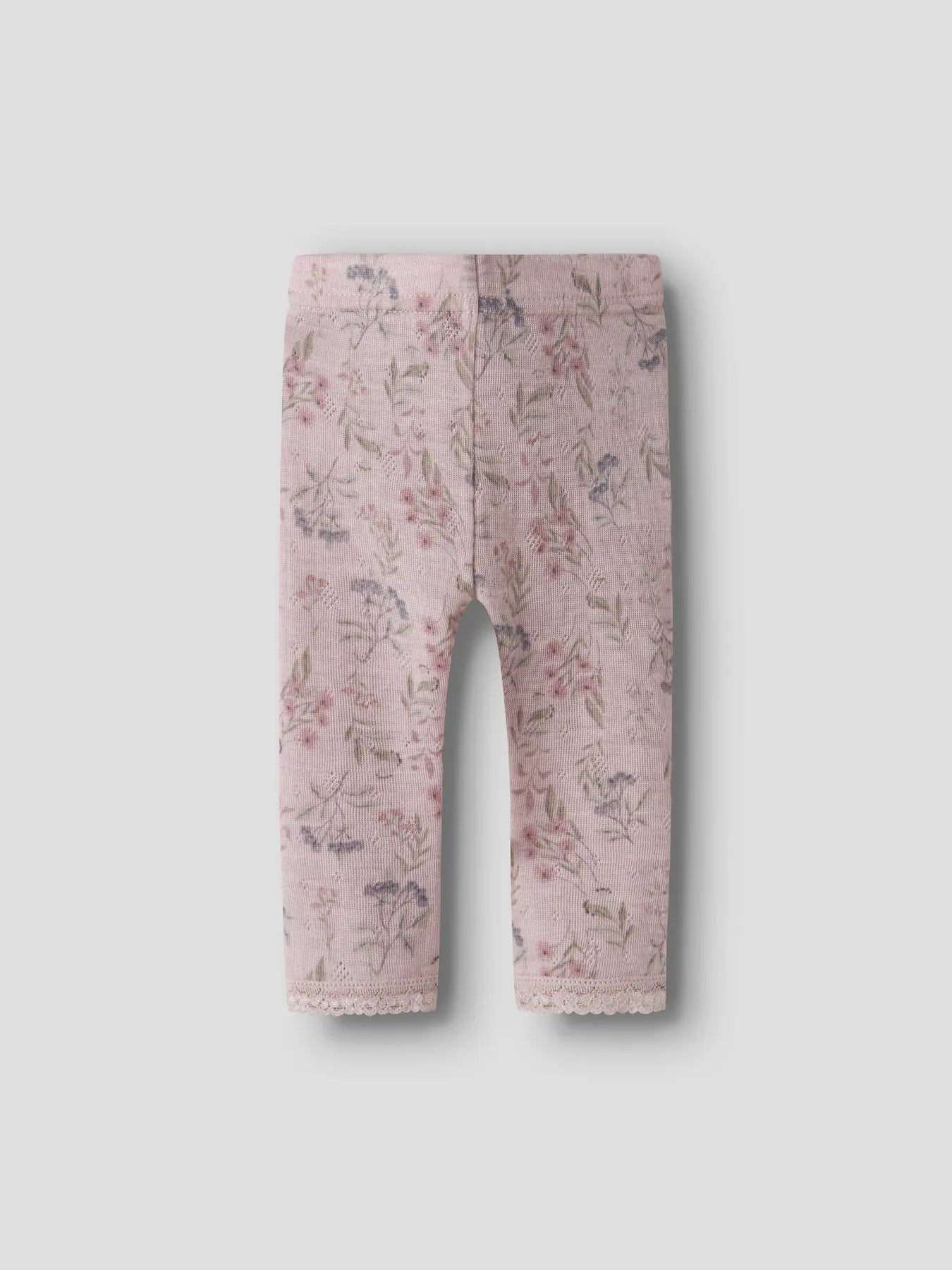 Name it - Leggings "WANG" Baby Violet Ice Blomster