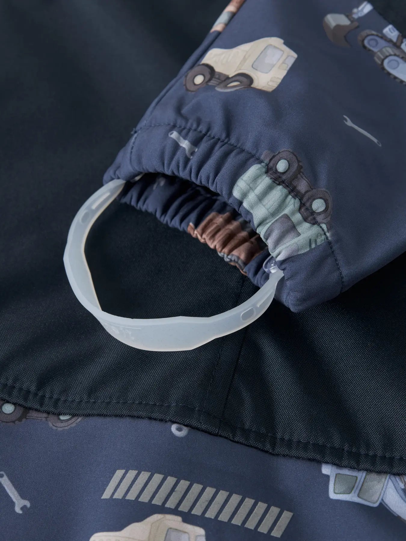 Name it Softshelldress ALFA Construction Oceana - detalj
