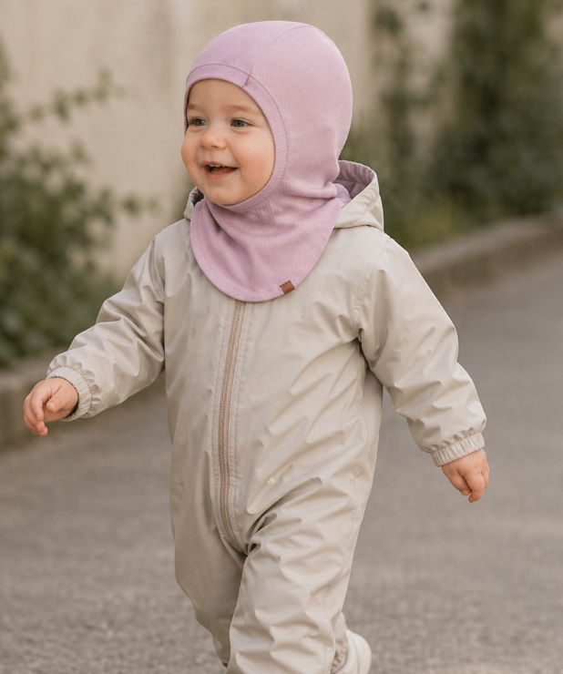 Name it - Balaclava i bomull "MEX" Keepsake Lilac