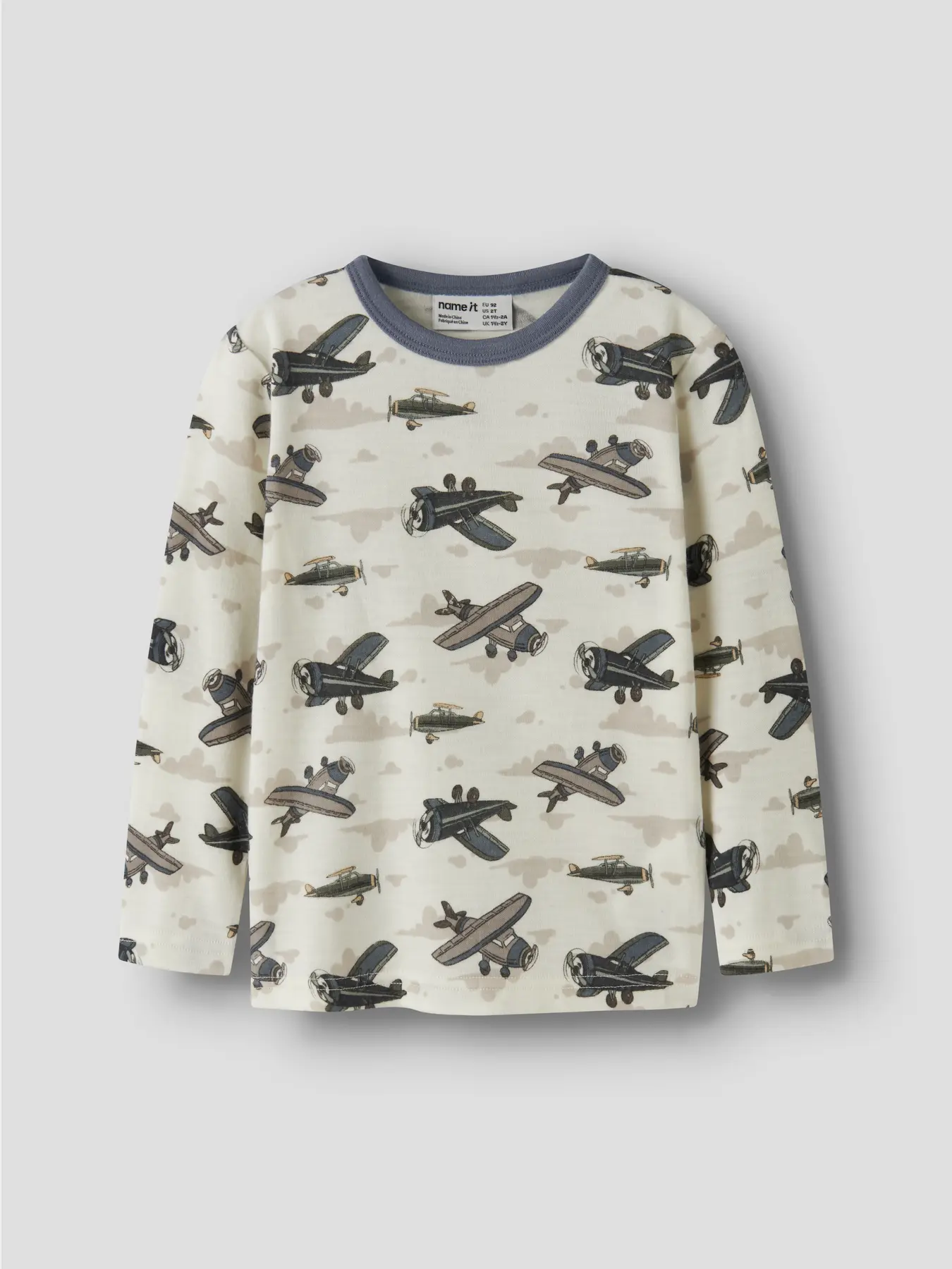 Name it - Ulltrøye «WILLITUS» Mini Snow White Blomster