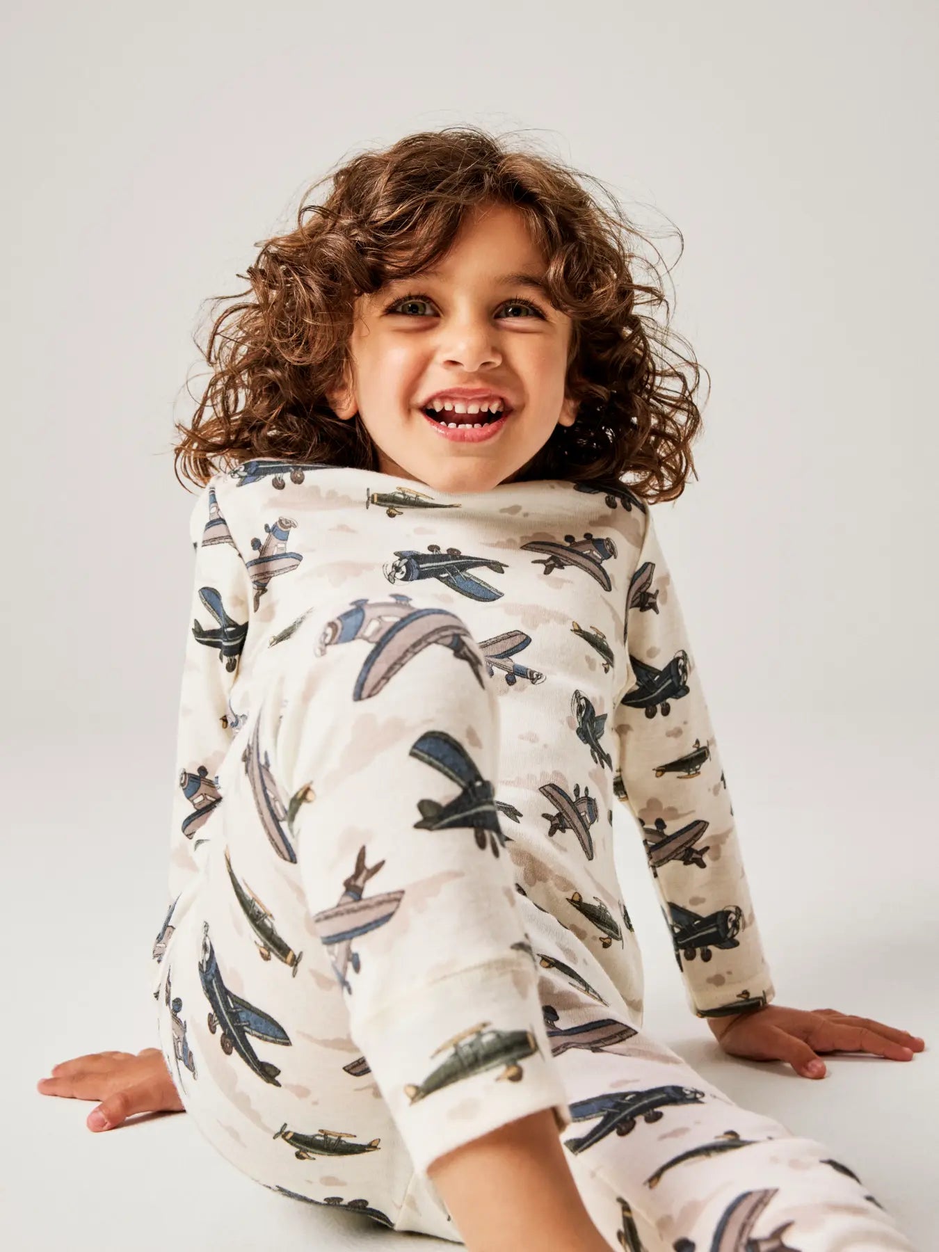 Name it - Ulltrøye «WILLITUS» Mini Snow White Blomster