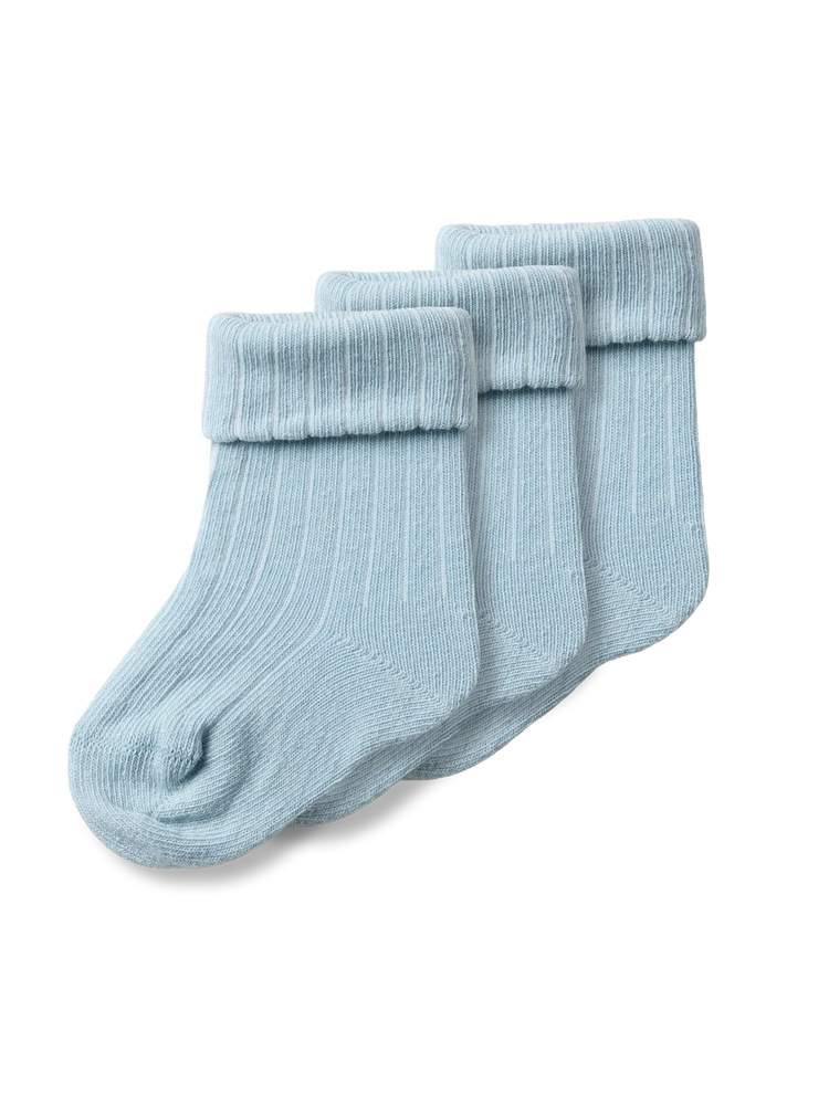 Name it - 3pk sokker HOBBU Blue Fog